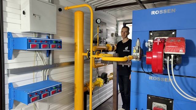 Котел наружного размещения Borex-N 800 кВт на базе ROSSEN RSD с горелками FBR | БОРКОТЛОМАШ