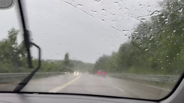 ЕДЕМ В ДОЖДЬ на КИА В ГЕЛЛЕНДЖИК ОТ ПЕРВОГО ЛИЦА В МАШИНЕ! Дождливая дорога ВЛОГ ШАБАН