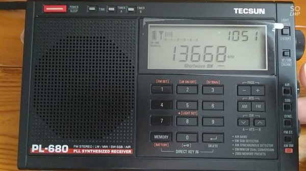 Tecsun PL-680.
Работа правильно настроенного приёмника.
