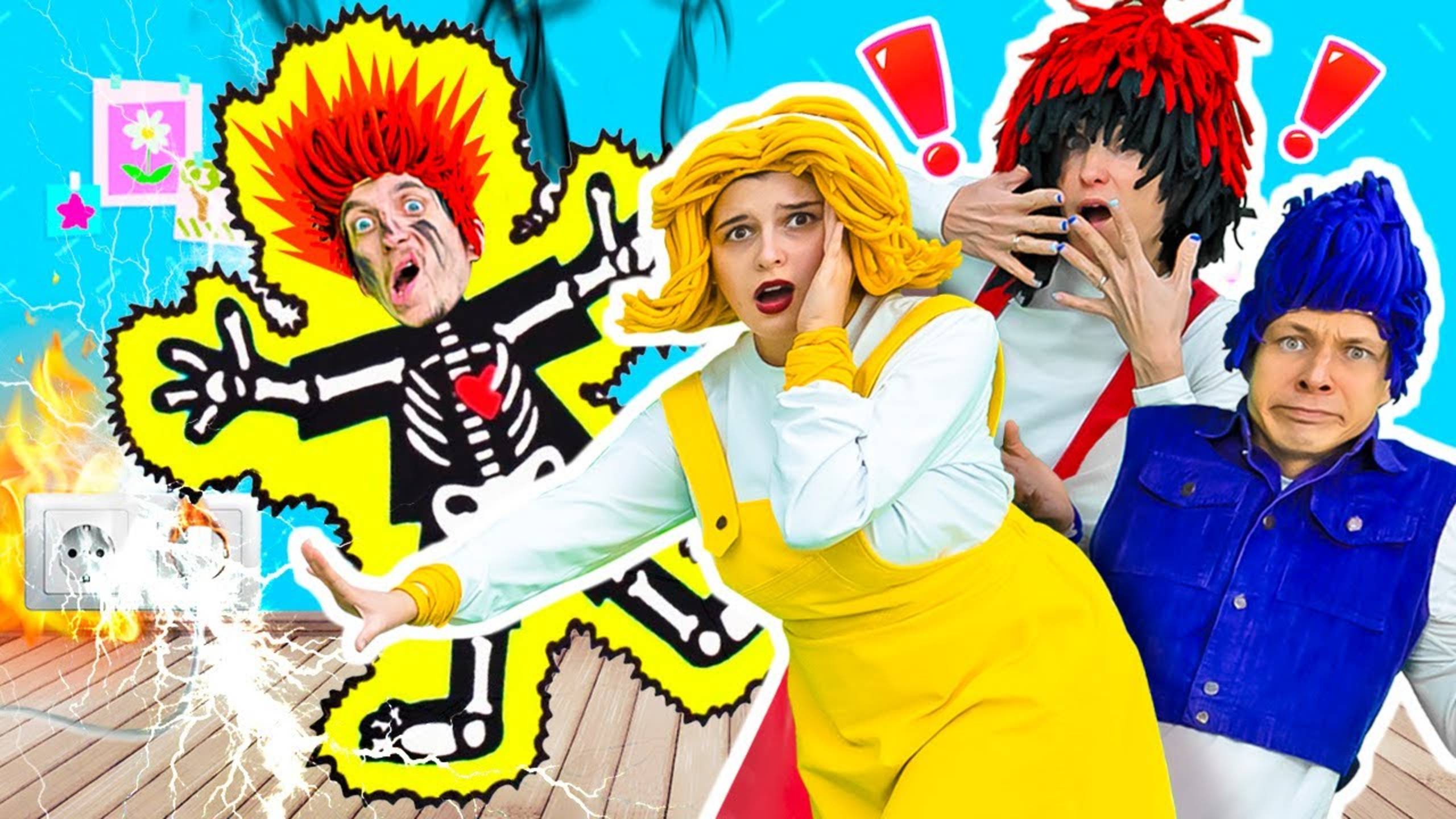 Весёлые песенки для детей про безопасность, профессии и машинки!