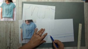 Моделирование. Секреты построения воротника. Выкройка № 1754.