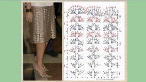 Юбка крючком. Схема к каждой модели 🌹 #crohet
#крючком