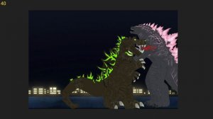 Годзилла против годзиллы в майнкрафт (сатрясазилы)