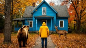 В МИРЕ ЖИВОТНЫХ, МЕДВЕДЬ, ОЛЕНЬ, ДАЧА I.Z. лив: