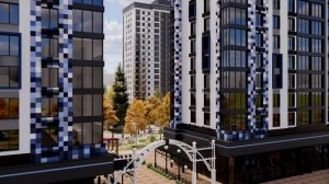 ЖК "Цветной Бульвар" 3-4 дом дизайн проект фасада.