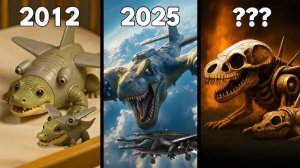Динозавр Тралалело Evolution of Nuclearo Dinossauro  🦖  мемы эволюция