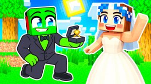 💍Я СДЕЛАЛ ПРЕДЛОЖЕНИЕ БЕЗУМНОЙ ФАНАТКЕ в МАЙНКРАФТ!