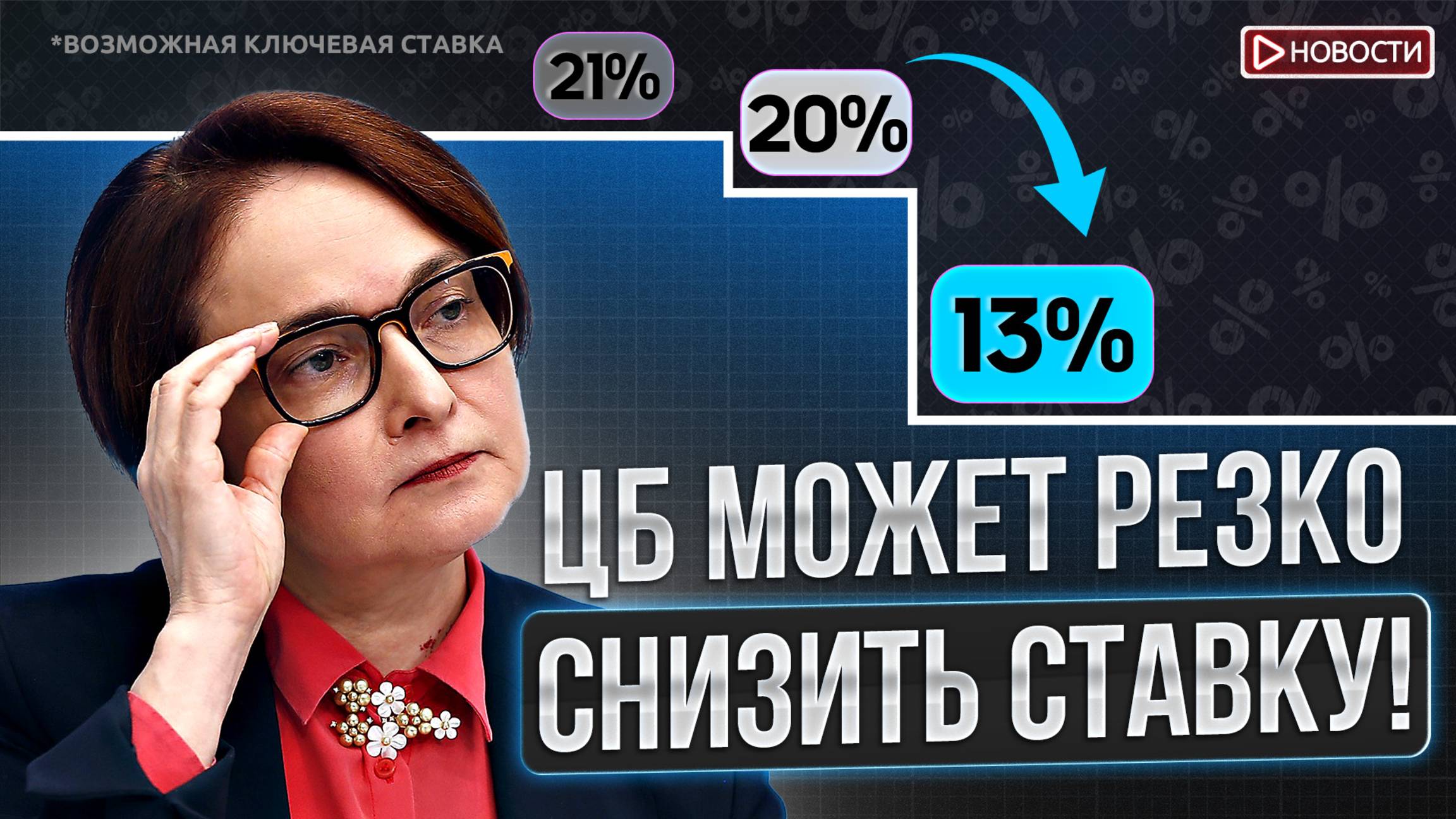 Ключевая ставка упадет до 13-15%? Госпошлины для автовладельцев вырастут в 2 раза. смотреть онлайн