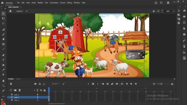 22. Click n Find Game on Adobe Animate смотреть онлайн