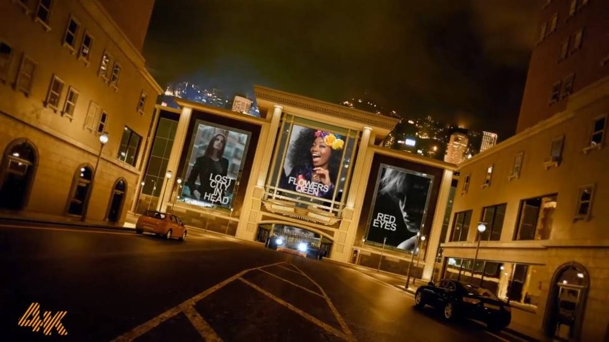 Заставка Красная дорожка 8 для ваших фото и текста на заказ. Интро, промо, opener. Пример