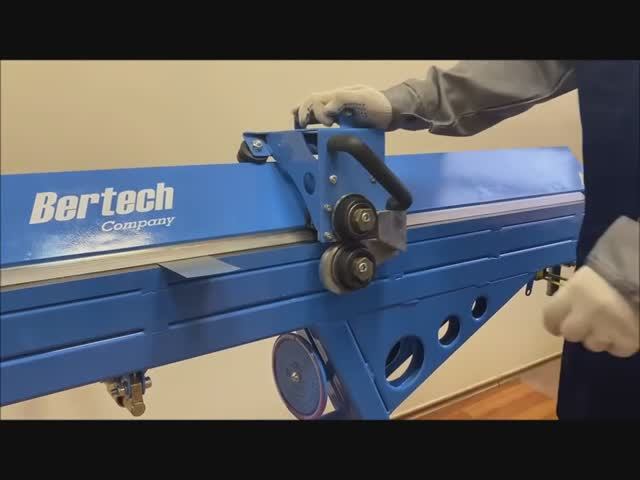 Настройка листогибочного станка Bertech ZRD перед эксплуатацией смотреть онлайн