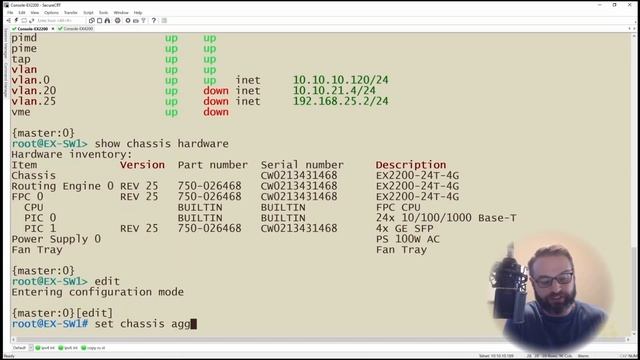 03. Create Aggregated Ethernet Interfaces смотреть онлайн