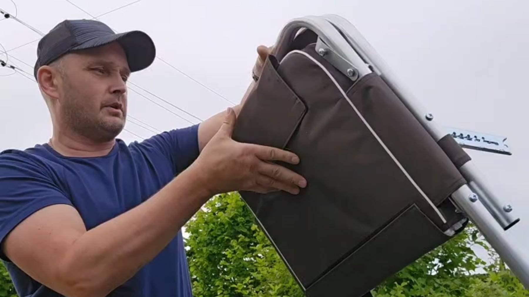 Стихия налетела! Ливень с градом и новое кресло для ПВХ лодки. смотреть онлайн