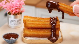 Миниатюрные  Хрустящие Чуррос! | Потрясающе Вкусный Испанский Десерт 🤩 Мини Кухня