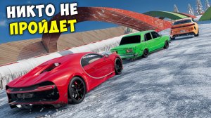 ВПЕРВЫЕ ПРОБУЮ ЗАЕХАТЬ В СНЕЖНУЮ ГОРУ НА МАКСИМАЛЬНОЙ СКОРОСТИ В BEAM NG DRIVE