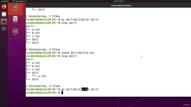 020 Moving and Renaming Files and Directories (mv) смотреть онлайн