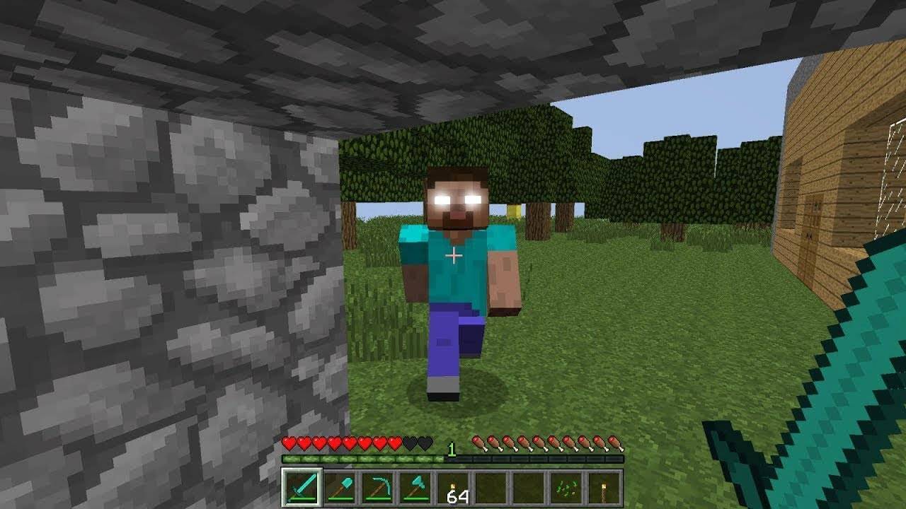 Где найти херобрина в майнкрафте (без модов) троллинг в майнкрафте / Herobrine Trolling смотреть онлайн
