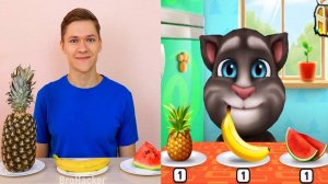 Повторяем за Мой Говорящий Кот Том в Реальной Жизни