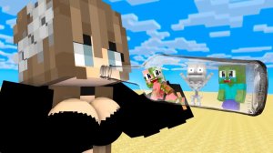 Вызов крошечным монстрам против Гигантского мира в Майнкрафте