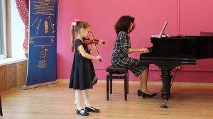 Первый концерт юной скрипачки. О. Ридинг, концерт для скрипки h-moll Аня Аникина