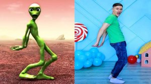 Повторяем за Смешным Пришельцем - El Chombo - Dame Tu Cosita (COVER)