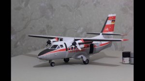 Сборка бумажной модели «Let L-410 ′Turbolet′» в масштабе 1:33 от GPM, Олег Иванов.