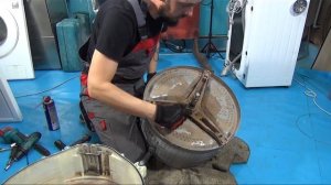 Замена подшипников в машинке Samsung