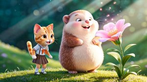 Котёнок Марго и Хомячок - Мультик для детей