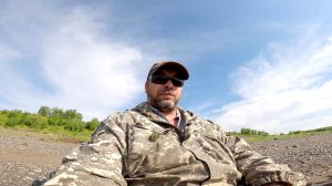 Рыбалка на Енисее в одиночестве.