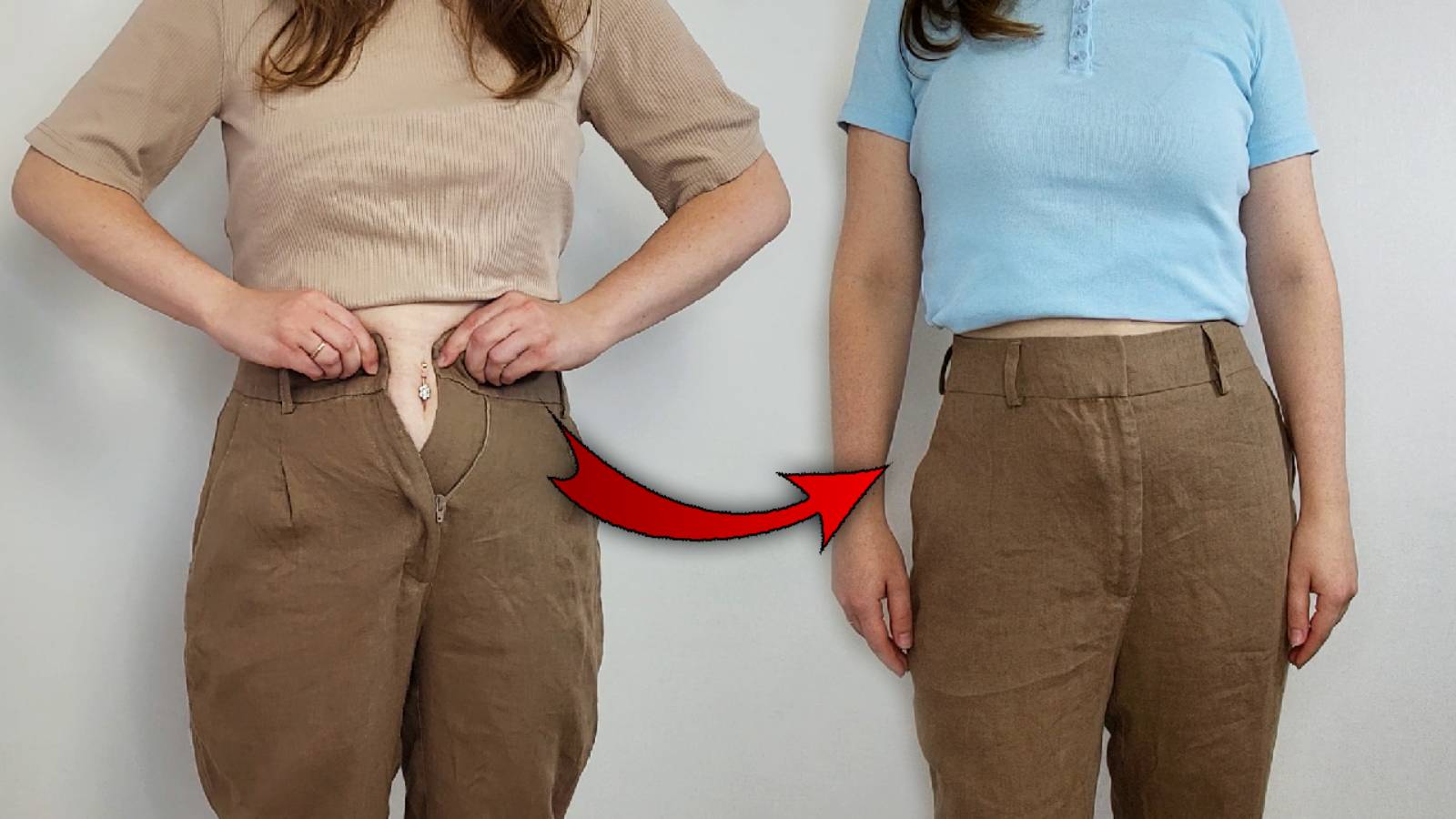 Как расширить брюки на 10 см, чтобы сидели, как сшитые на заказ — ПРОСТОЙ ЛАЙФХАК смотреть онлайн