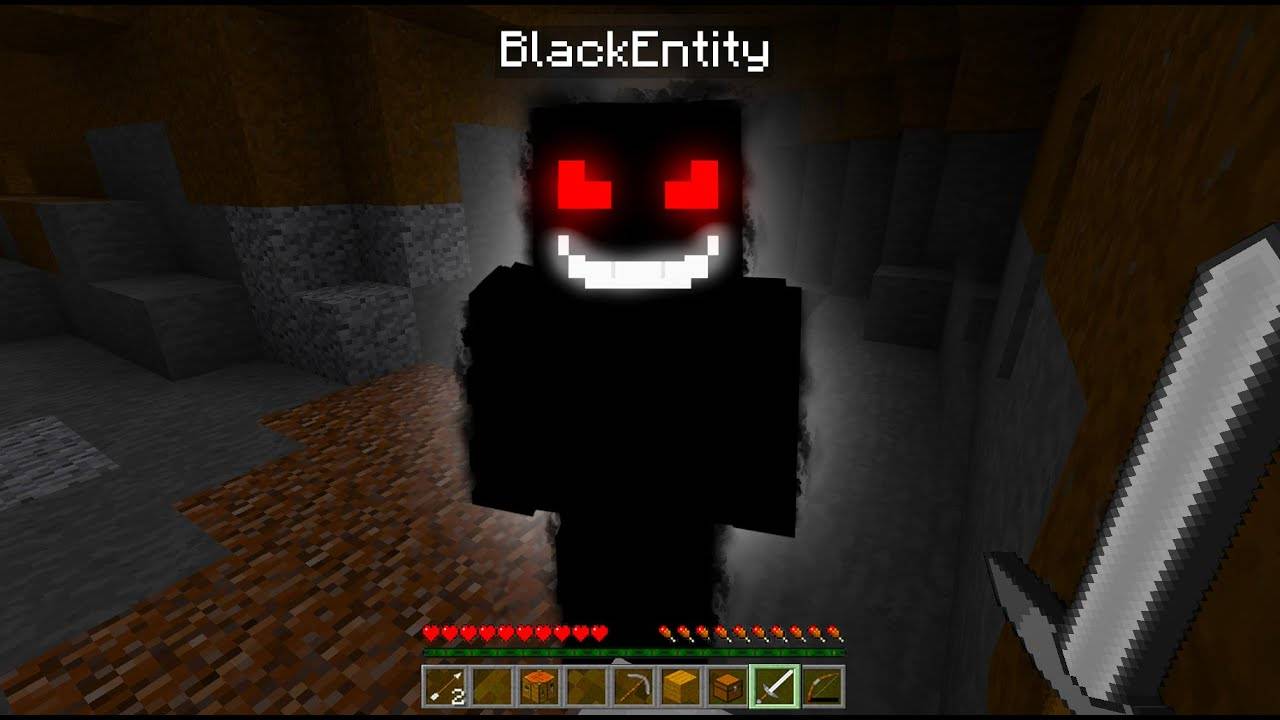 ПУГАЮ ШКОЛЬНИКОВ СКИНОМ BlackEntity / Энтитиблэк кто это? Майнкрафт Крипипаста смотреть онлайн