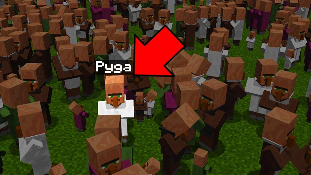 НАЙДИ МАЙНКРАФТЕРА СРЕДИ 1000 МОБОВ смотреть онлайн