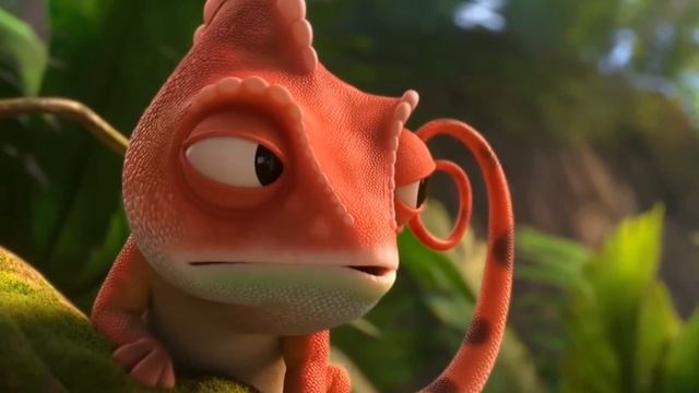 Хамелеон меняет цвета | Ролики и видео для детей | Создано с помощью ИИ | Подпишись и ставь лайк