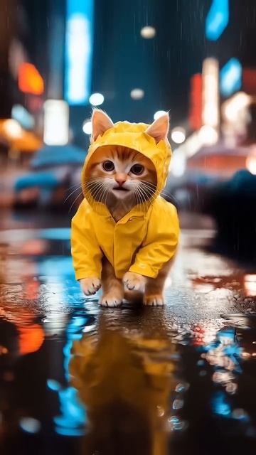 😿🌧️ Мяу Мяу Грустная Песня - Котик Под Дождём 🌧️🐱 смотреть онлайн