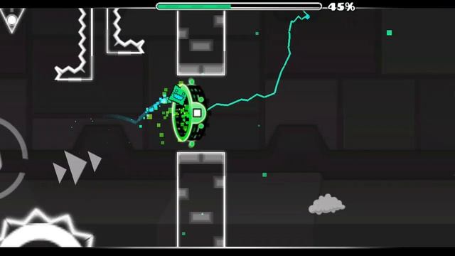 прохождение Hard уровни в Geometry Dash