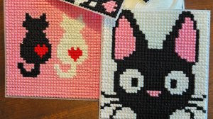 Мастер класс по вышивке на канве крестом 🌟