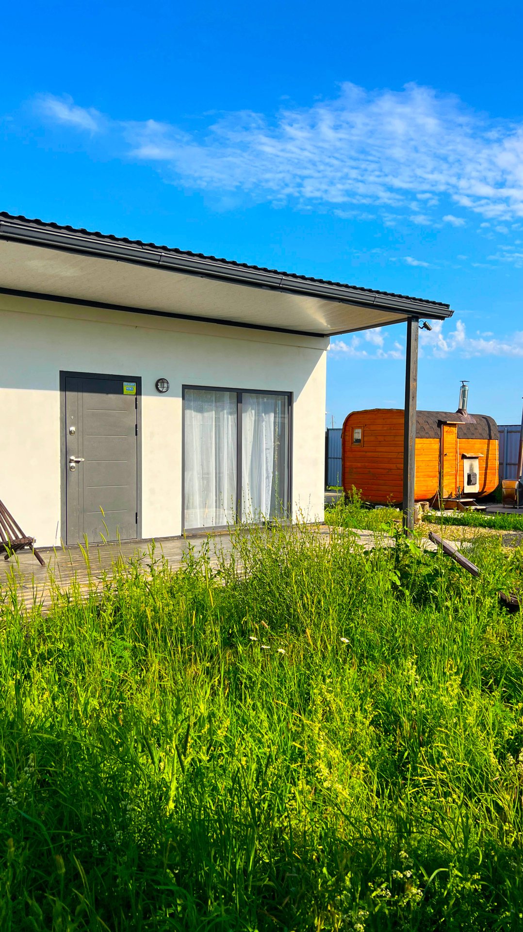 Уютный загорoдный дом с баней на дровах, бассейном и купелью! смотреть онлайн