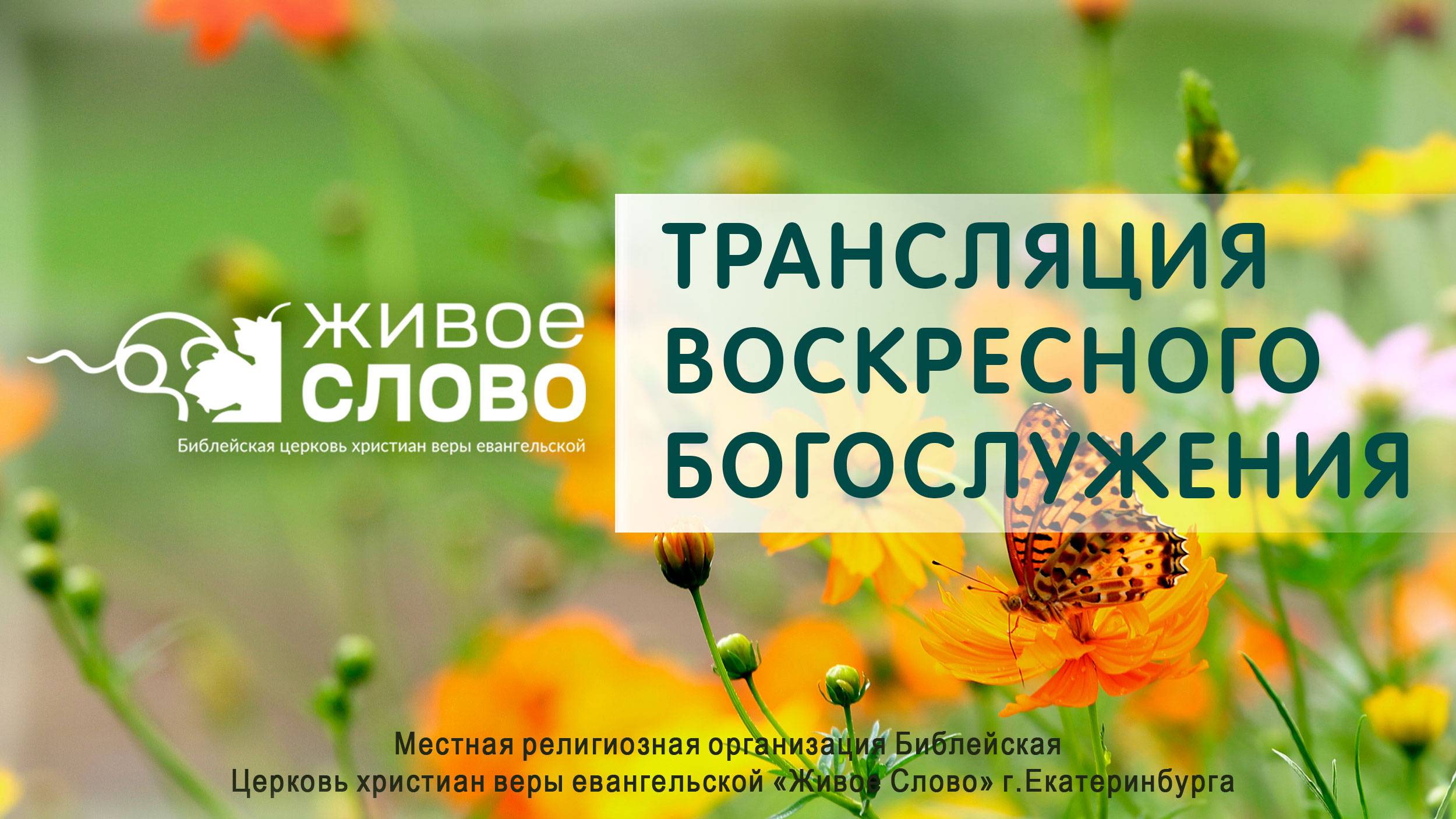13 июля 2025 в 11:00 (ЕКБ) / Воскресное #Богослужение / Церковь «Живое Слово» смотреть онлайн