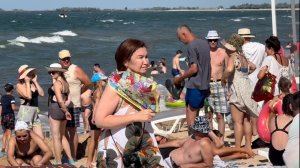 Голубицкая 04.07.2025 Азовское море аж кипит от людей