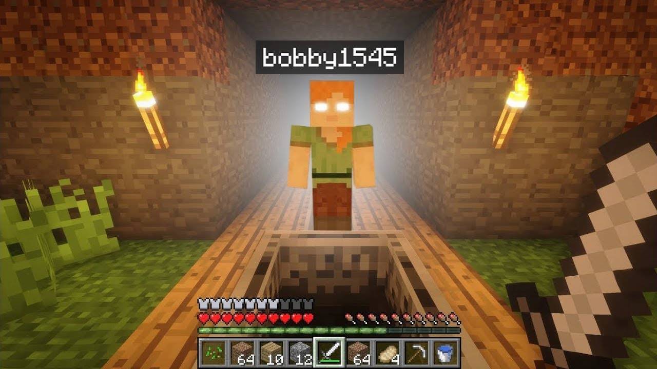 ПУГАЮ ШКОЛЬНИКОВ СКИНОМ ЛИКА! Маньяк Lick в майнкрафте Minecraft CREEPYPASTA Lick trolling смотреть онлайн