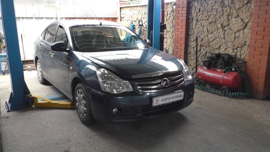 Замена комплекта ГРМ на Nissan Almera K4M Ниссан Альмера 2013 1часть