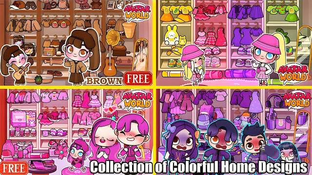 🌈 МЕГА КОЛЛЕКЦИЯ ЯРКИХ ДИЗАЙНОВ ДОМОВ P2 🏠✨ | Avatar World | Pazu | Toca Boca