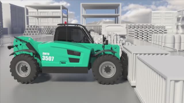 SUNWARD SWTH3507 телескопический погрузчик нового поколения!