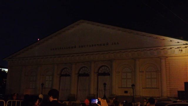 Проекция на Манеже (по мотивам картин Сальвадора Дали)