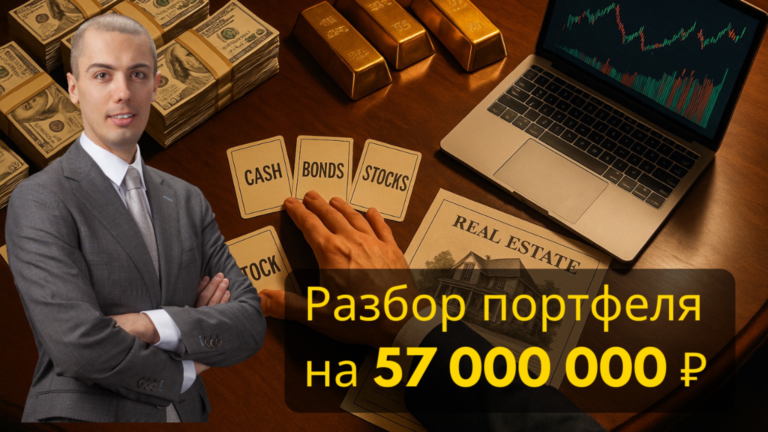 Разбор инвестиционного портфеля на 57 млн рублей смотреть онлайн