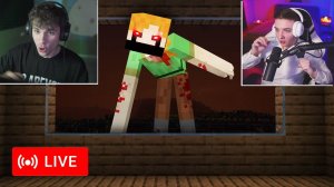 Стрим мистика в майнкрафт (+ВЕБКИ)