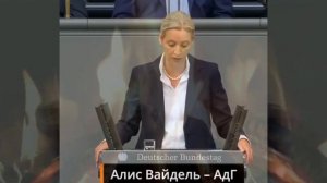 Бундестаг. Выступление лидера АДГ (AFD) Алисы Вайдель. Сюжет 1034 выпуска радио в ФРГ на русском