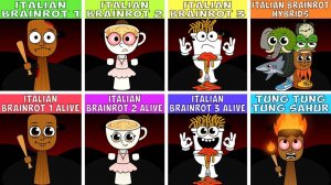 INCREDIBOX SPRUNKI 👥💀 | ВСЕ ITALIAN BRAINROT ПЕРСОНАЖИ! 🎭🔥 SWAPPED-КОШМАРИКИ!