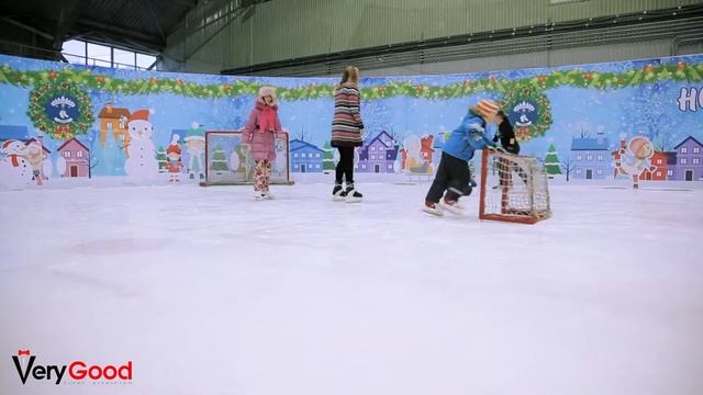 Новогодний каток СИБУРа. Фемели дей. Family Day. Мероприятие на льду.