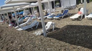 пляж "Жемчужина Кавказа" Новомихайловка. Июнь 2025